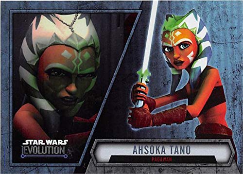Ahsoka Tano trading card Star Wars Evolution 2016 Topps #10